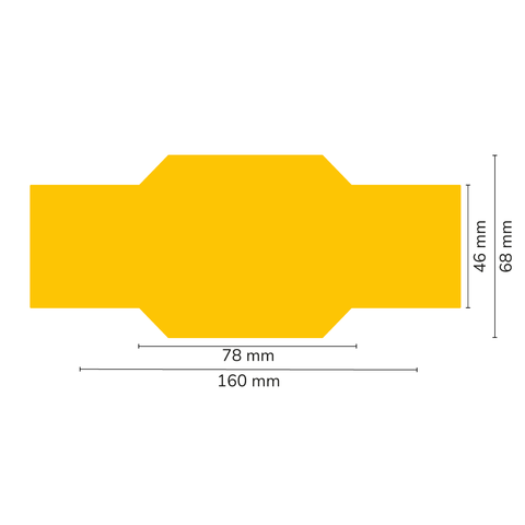 Goloso Giorgio – Etichetta esagonale a fascia 1000g