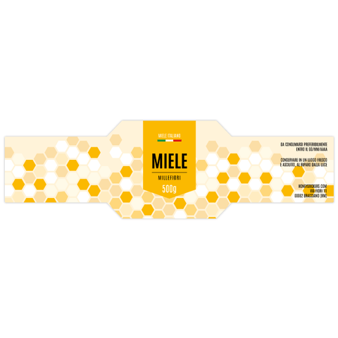 Simpatico Simone – Etichetta esagonale a fascia 500g