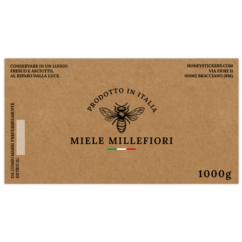 Naturale Nadia – Etichetta rettangolare 1000g