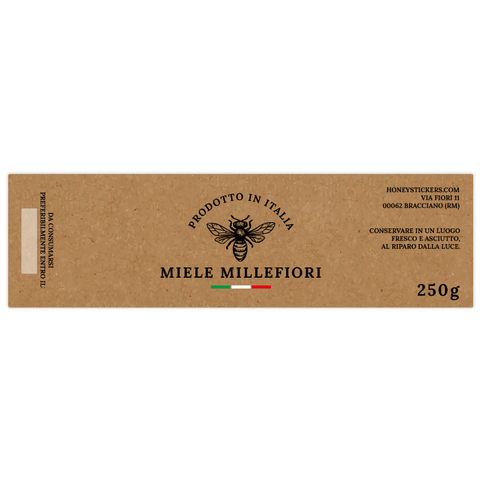 Naturale Nadia – Etichetta rettangolare 250g