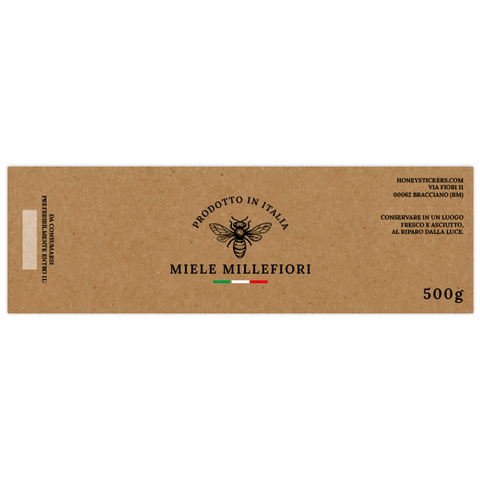 Naturale Nadia – Etichetta rettangolare 500g
