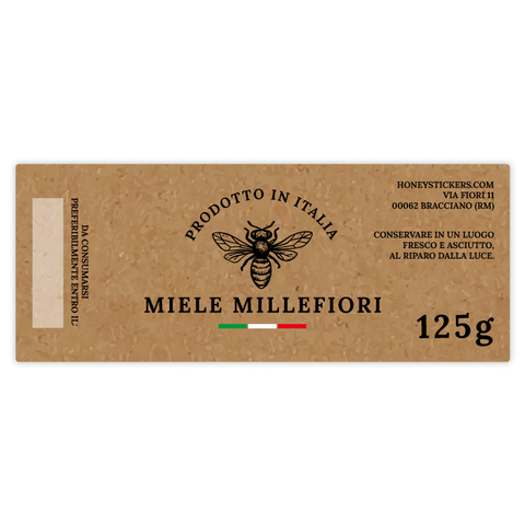 Naturale Nadia – Etichetta rettangolare speciale 125g