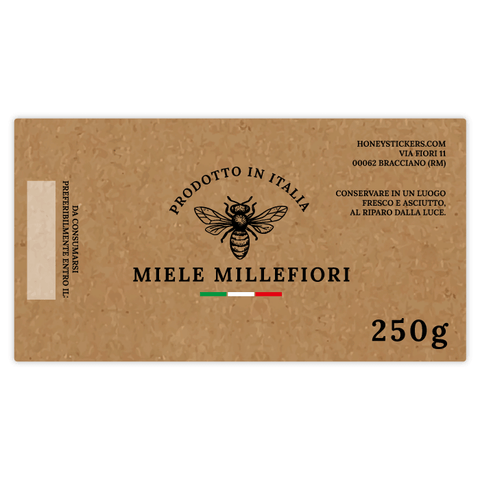 Naturale Nadia – Etichetta rettangolare speciale 250g