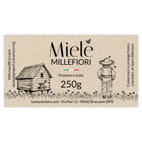 Dolce Davide – Etichetta rettangolare speciale 250g
