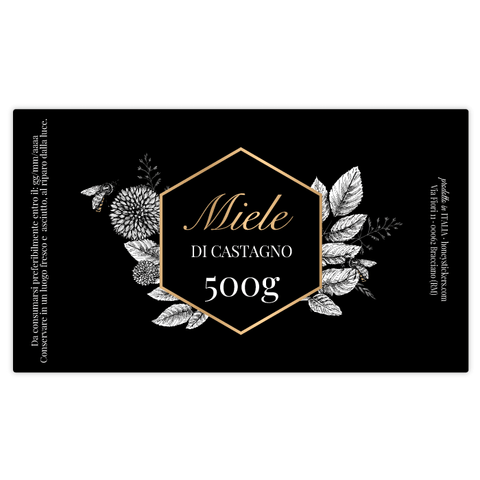 Nobile Nora – Etichetta rettangolare speciale 500g