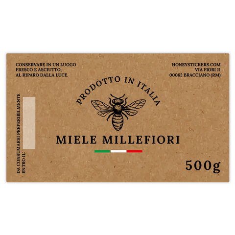 Naturale Nadia – Etichetta rettangolare speciale 500g