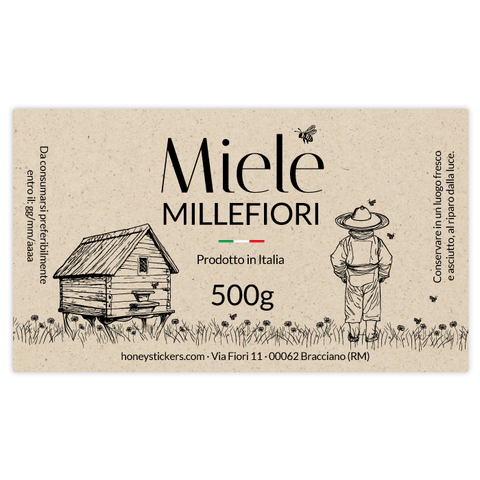Dolce Davide – Etichetta rettangolare speciale 500g