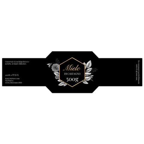 Nobile Nora – Etichetta esagonale a fascia 500g