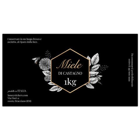 Nobile Nora – Etichetta rettangolare 1000g