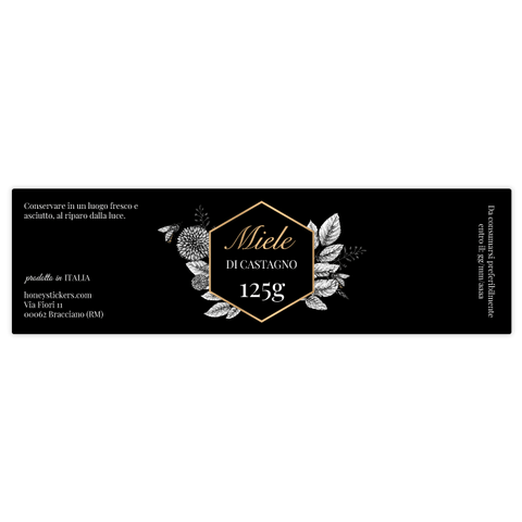 Nobile Nora – Etichetta rettangolare 125g
