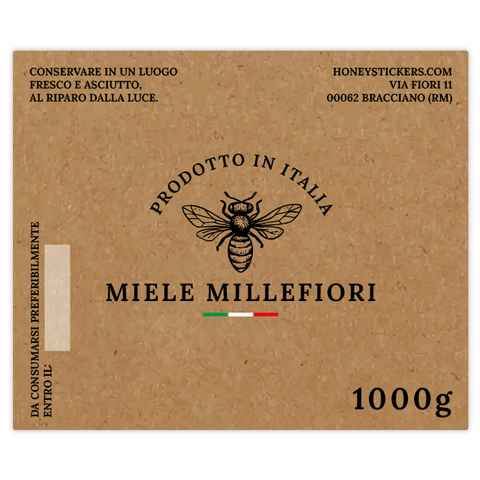 Naturale Nadia – Etichetta rettangolare speciale 1000g