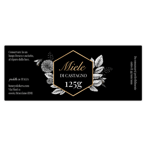 Nobile Nora – Etichetta rettangolare speciale 125g